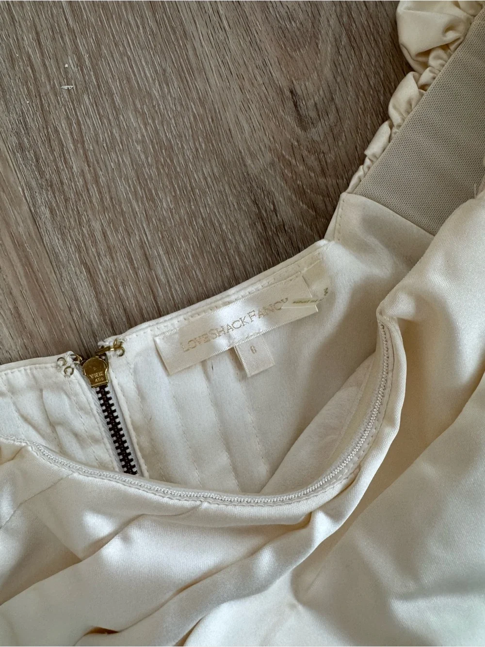LoveShackFancy off shoulder